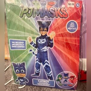 Catboy Kids Costume - PJ Masks - 3T - 4T